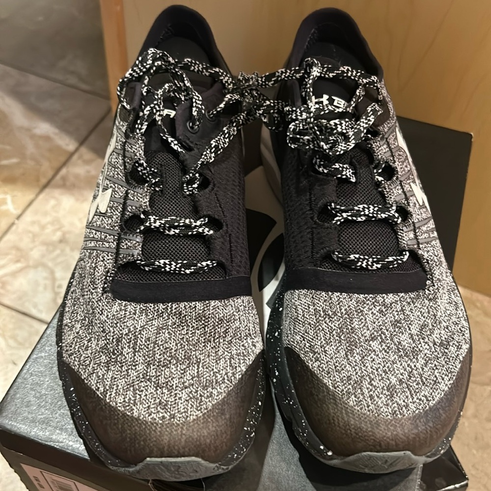 UA Black and White Sneaker